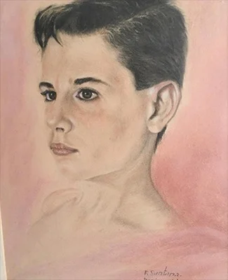 Retrato de muchacho, retrato de Florentino Santana Gala