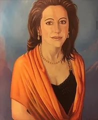 Mónica, retrato de Florentino Santana Gala