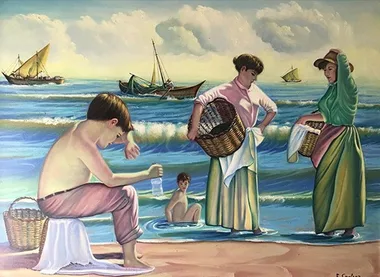 Playa de pescadores, marina de Florentino Santana Gala
