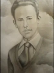 Retrato de caballero, retrato de Florentino Santana Gala