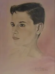 Retrato de joven, retrato de Florentino Santana Gala